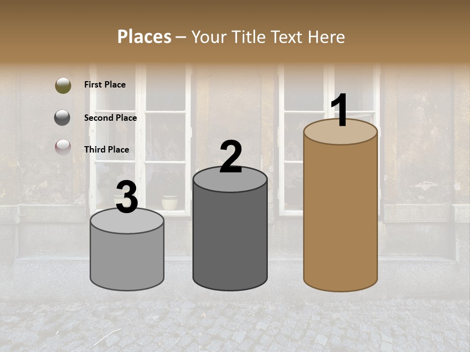 Facade Residential Corner PowerPoint Template