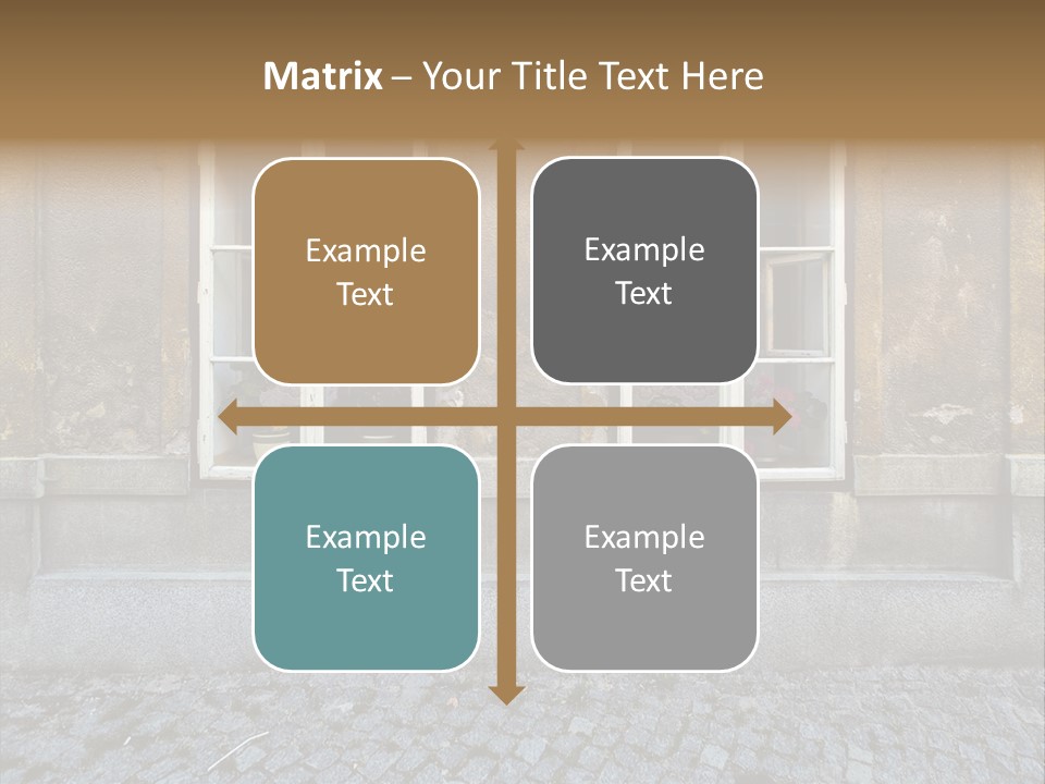 Facade Residential Corner PowerPoint Template