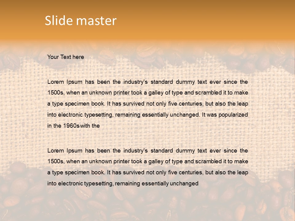 Black Refreshment Fof PowerPoint Template