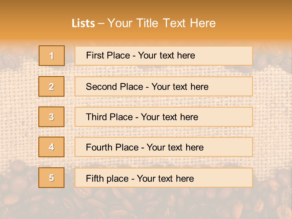 Black Refreshment Fof PowerPoint Template