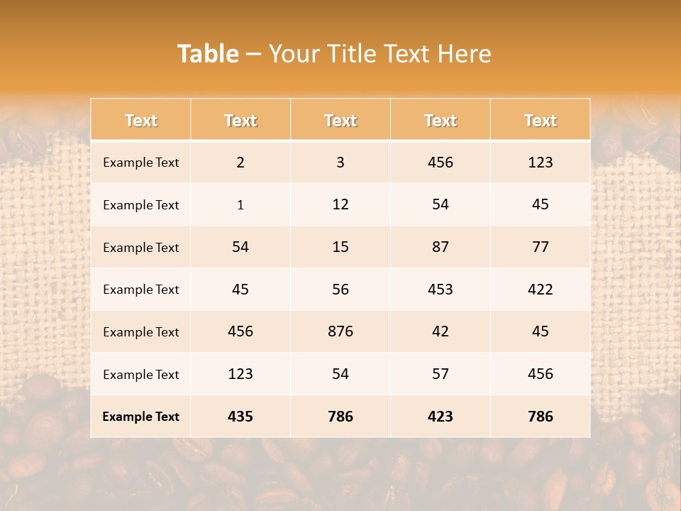 Black Refreshment Fof PowerPoint Template