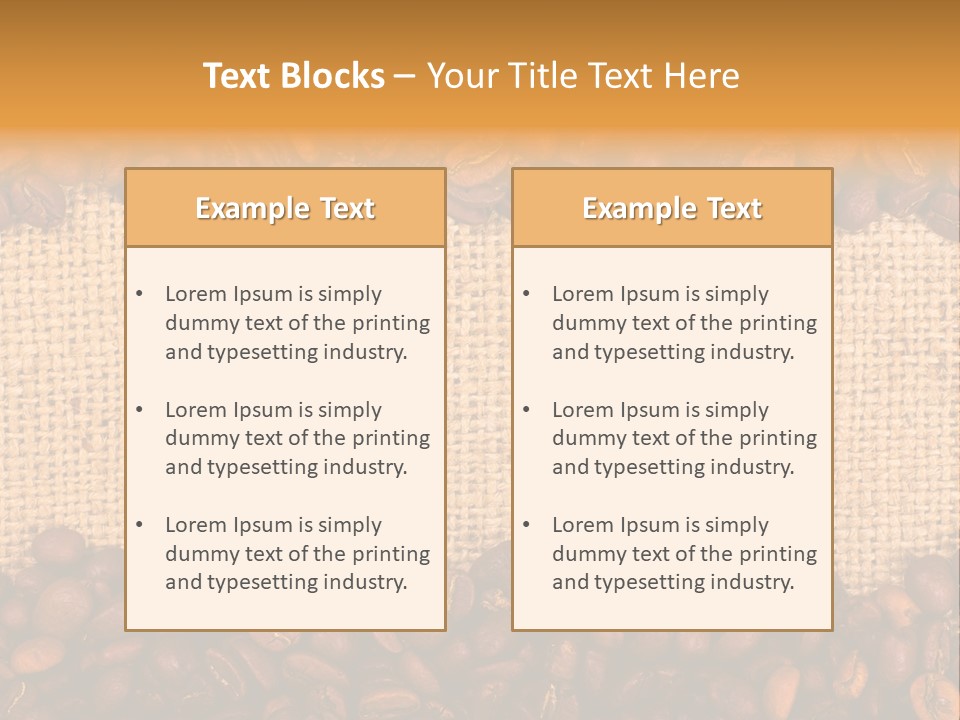 Black Refreshment Fof PowerPoint Template