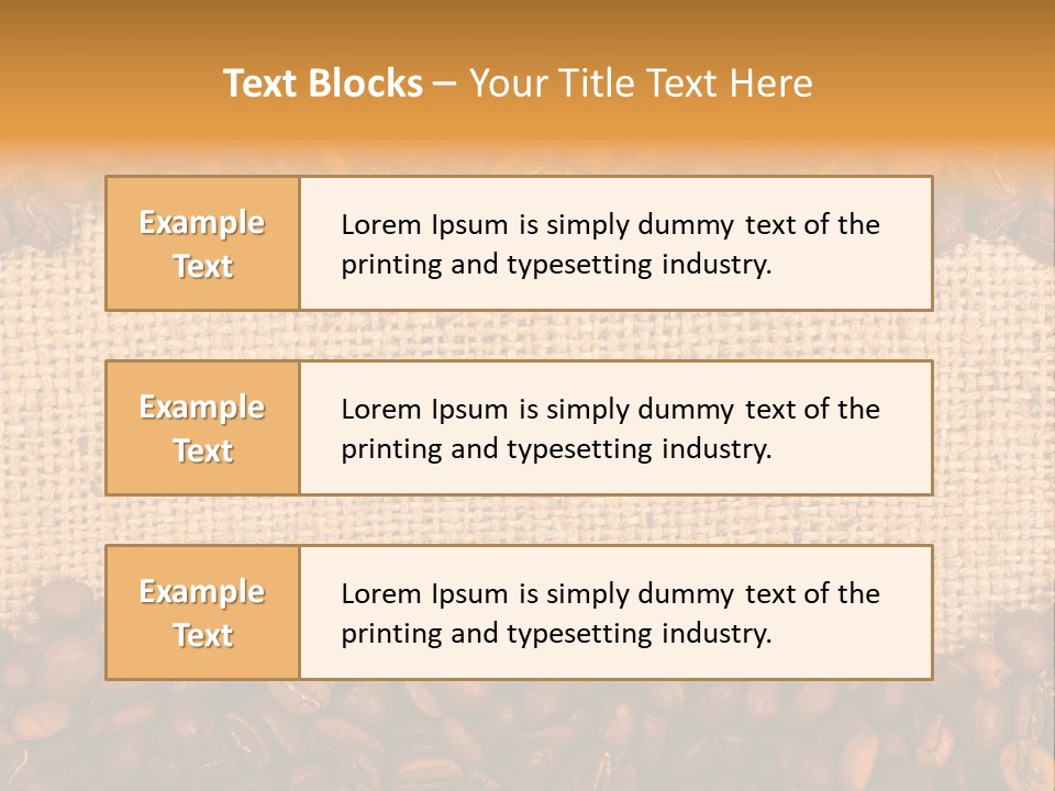 Black Refreshment Fof PowerPoint Template