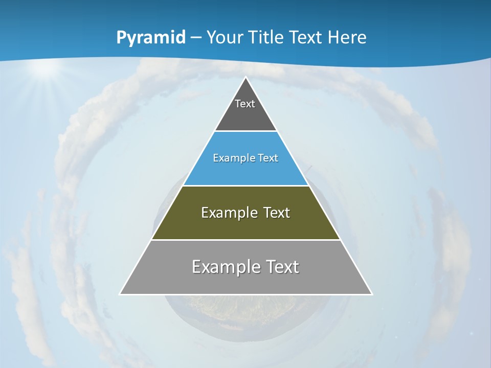 Blades Of Grass Blue Cover PowerPoint Template