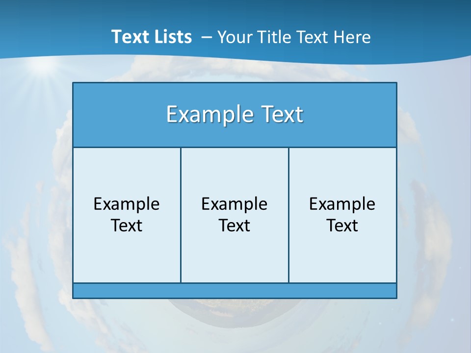 Blades Of Grass Blue Cover PowerPoint Template