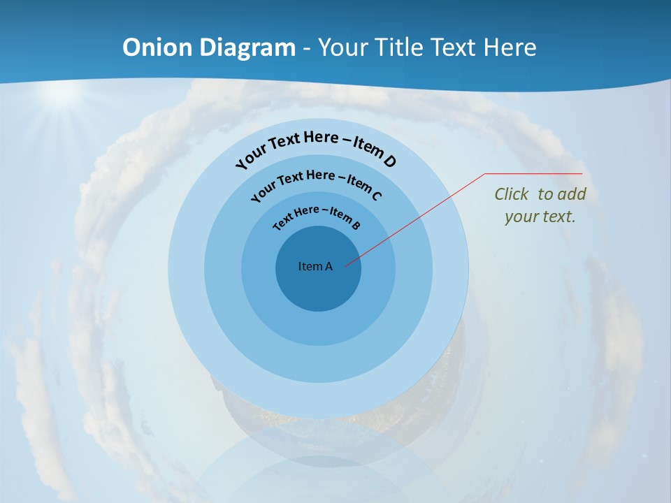 Blades Of Grass Blue Cover PowerPoint Template