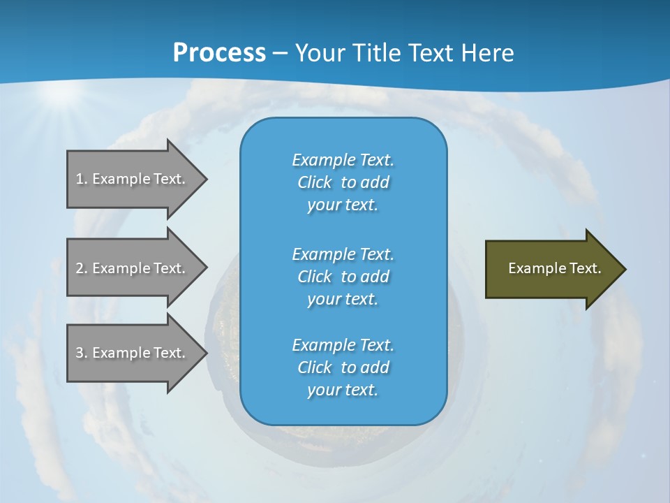 Blades Of Grass Blue Cover PowerPoint Template