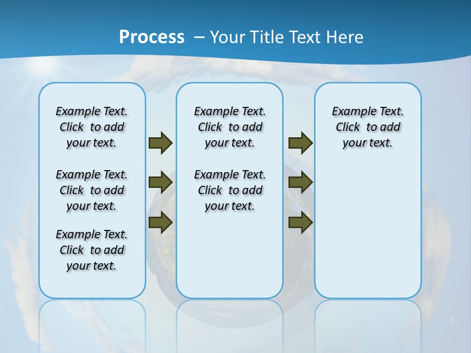 Blades Of Grass Blue Cover PowerPoint Template