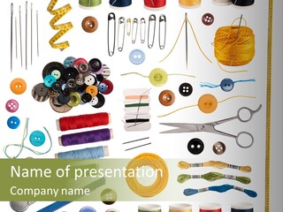 Craft Colorful Zip PowerPoint Template