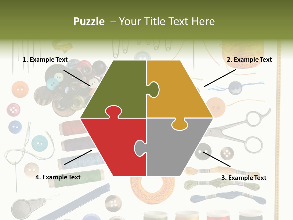 Craft Colorful Zip PowerPoint Template