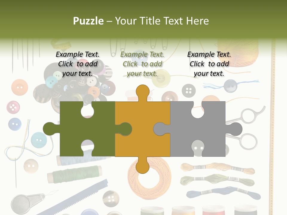 Craft Colorful Zip PowerPoint Template