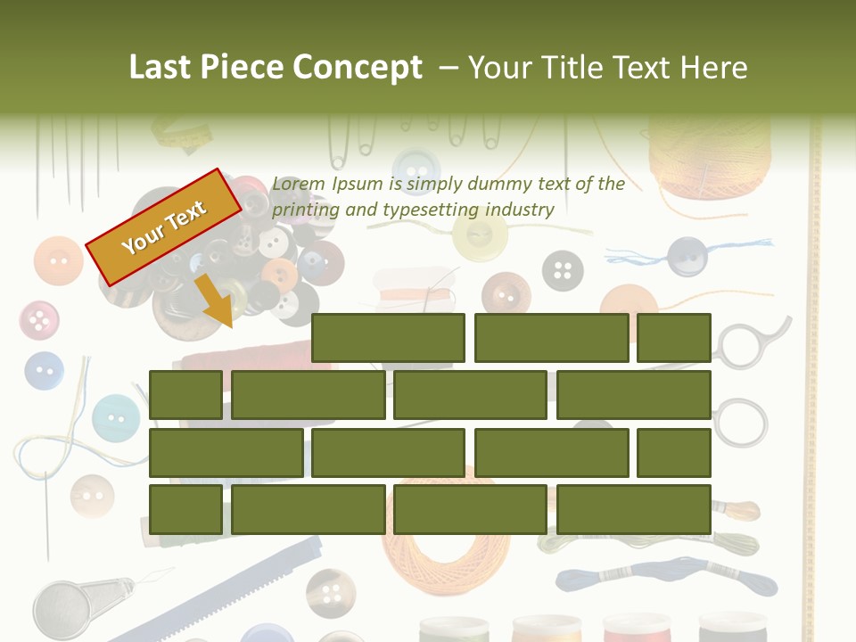 Craft Colorful Zip PowerPoint Template