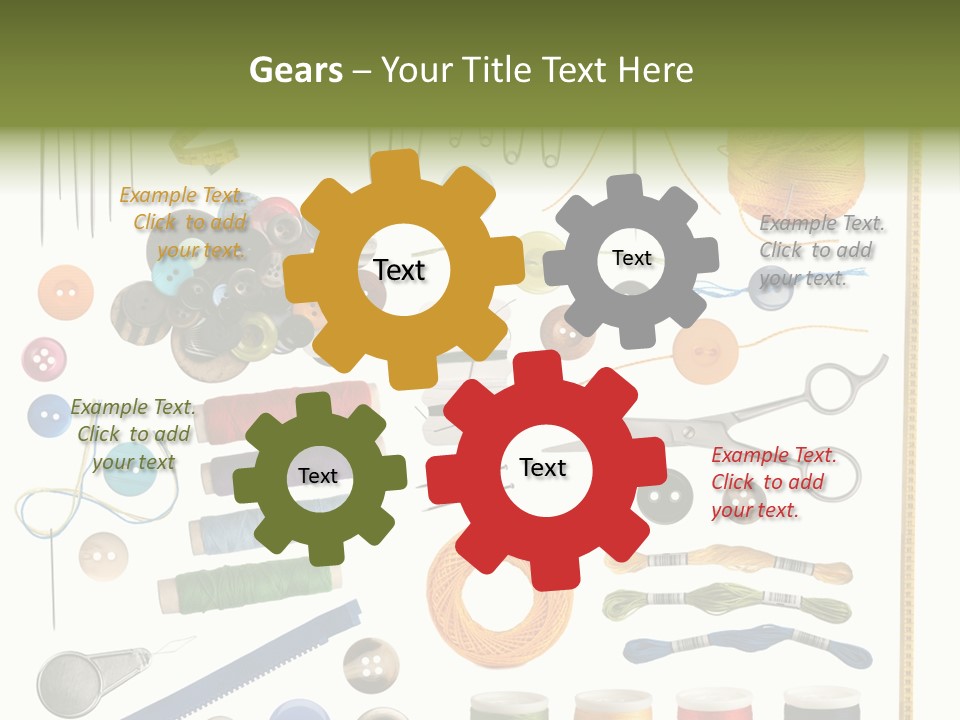 Craft Colorful Zip PowerPoint Template