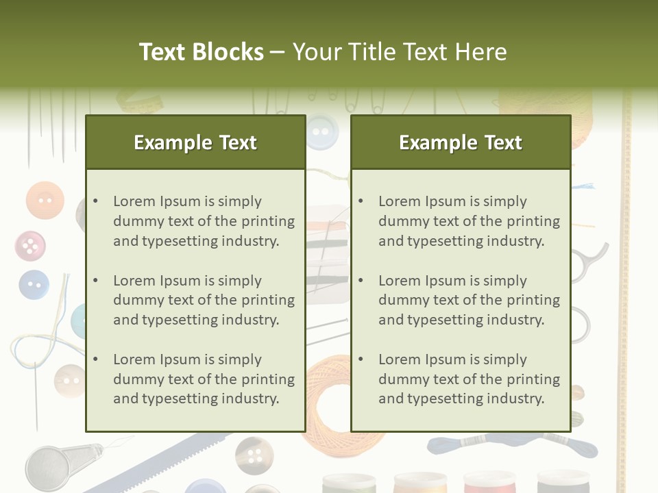 Craft Colorful Zip PowerPoint Template