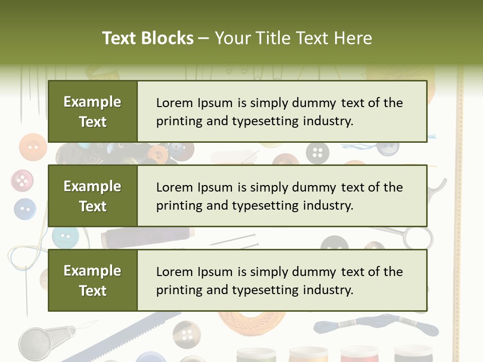Craft Colorful Zip PowerPoint Template