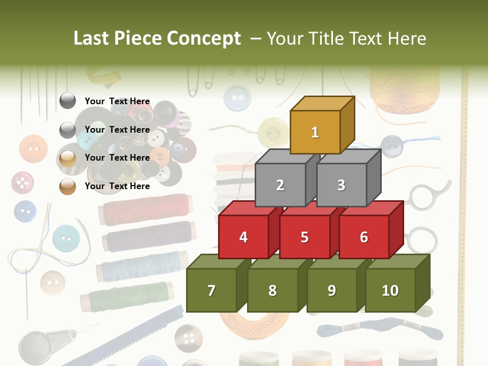 Craft Colorful Zip PowerPoint Template