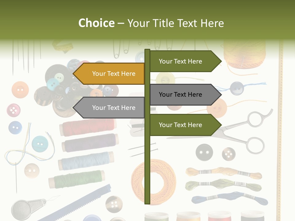 Craft Colorful Zip PowerPoint Template