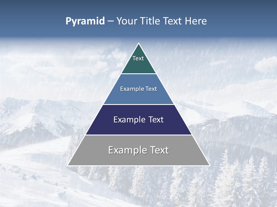 Mountain Snowy Rime PowerPoint Template