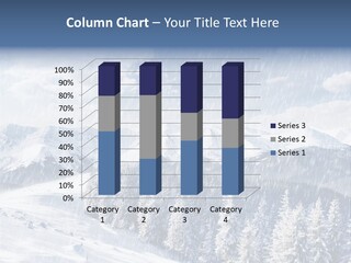 Mountain Snowy Rime PowerPoint Template