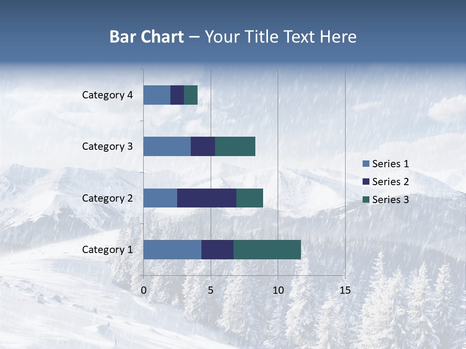 Mountain Snowy Rime PowerPoint Template