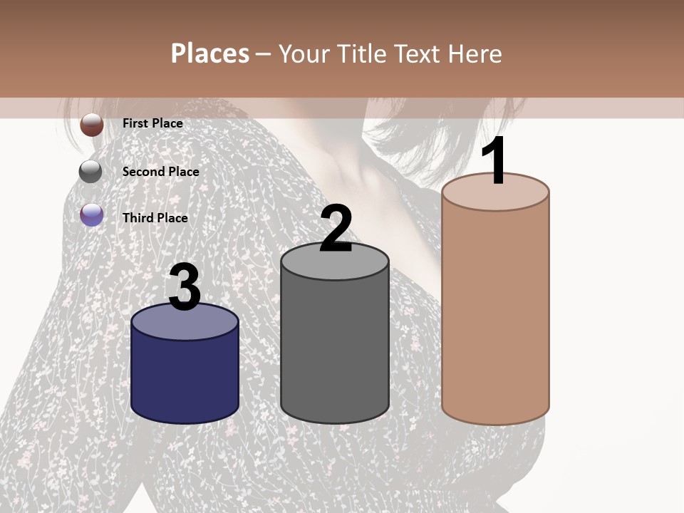 Female Stylish Face PowerPoint Template