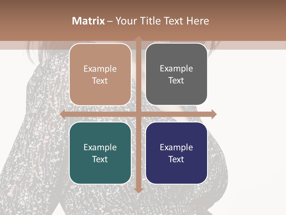 Female Stylish Face PowerPoint Template