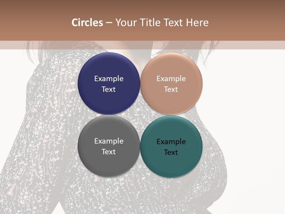 Female Stylish Face PowerPoint Template