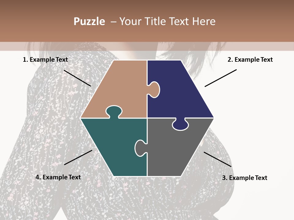 Female Stylish Face PowerPoint Template