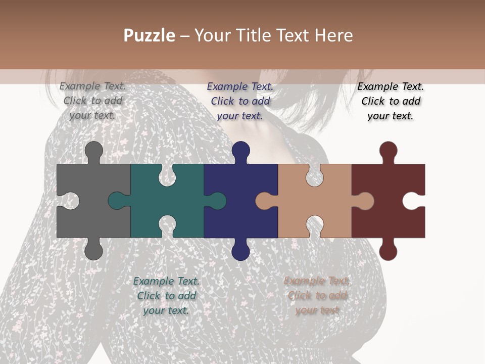 Female Stylish Face PowerPoint Template