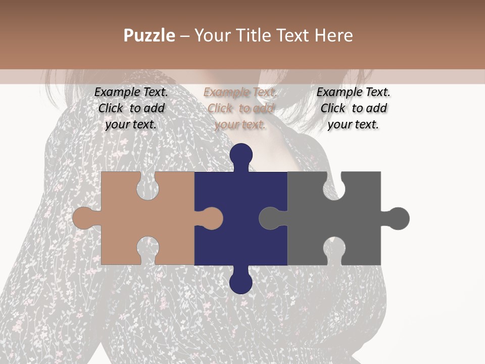 Female Stylish Face PowerPoint Template