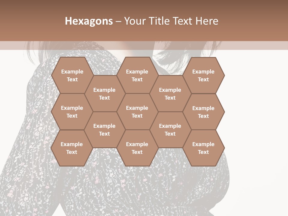 Female Stylish Face PowerPoint Template