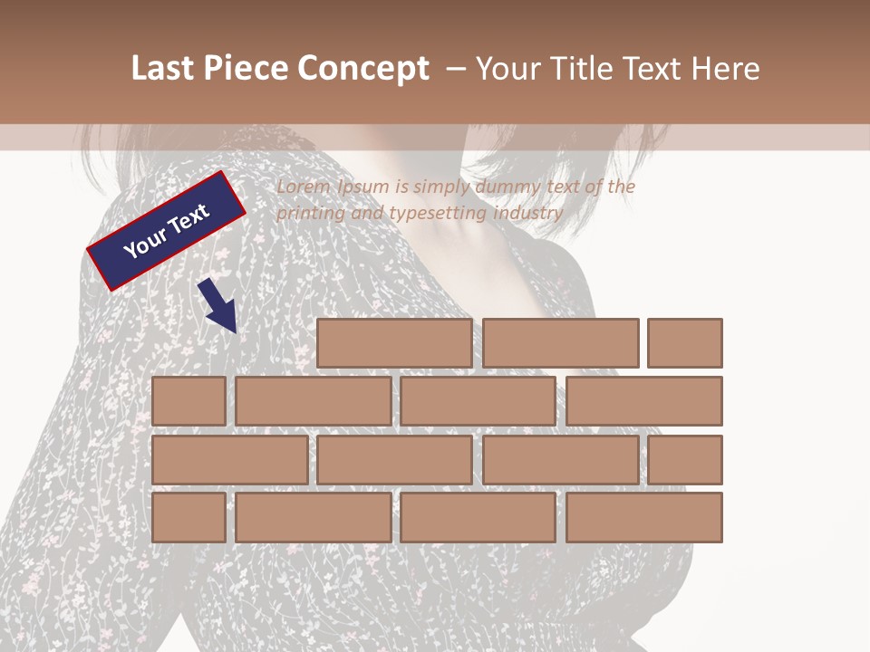 Female Stylish Face PowerPoint Template