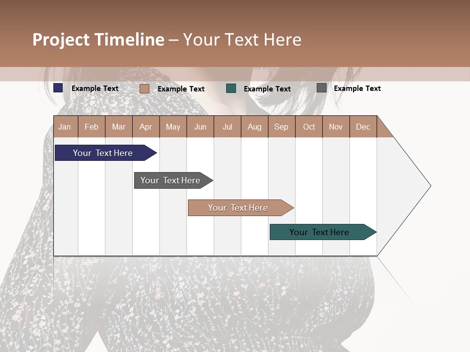 Female Stylish Face PowerPoint Template