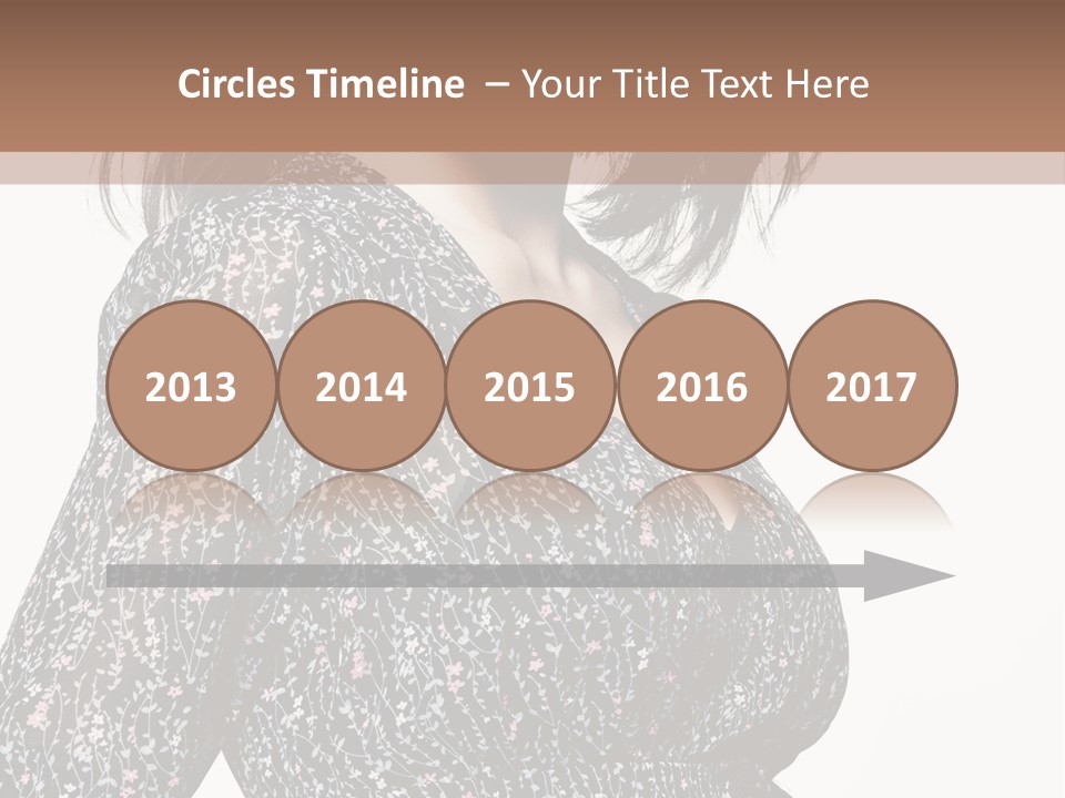 Female Stylish Face PowerPoint Template