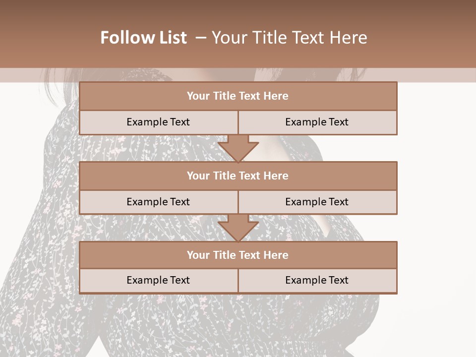 Female Stylish Face PowerPoint Template