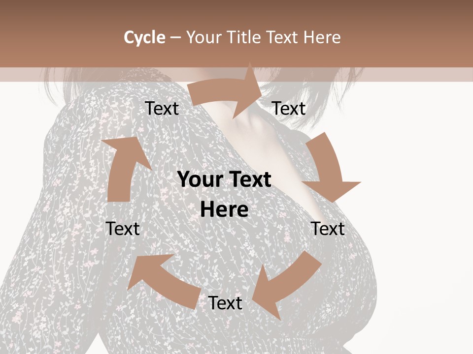 Female Stylish Face PowerPoint Template