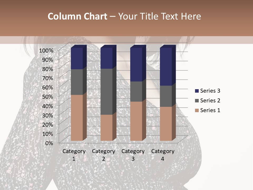 Female Stylish Face PowerPoint Template