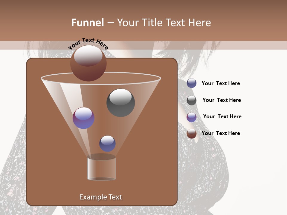 Female Stylish Face PowerPoint Template
