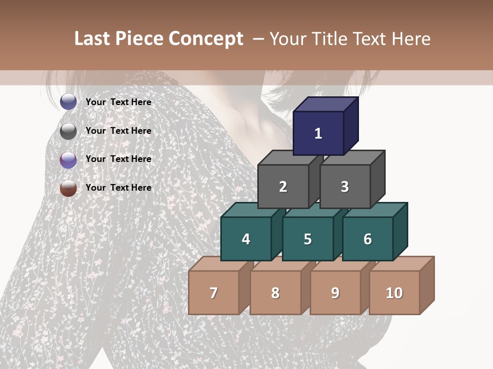 Female Stylish Face PowerPoint Template