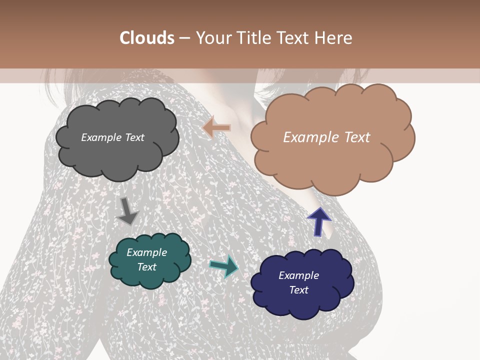 Female Stylish Face PowerPoint Template