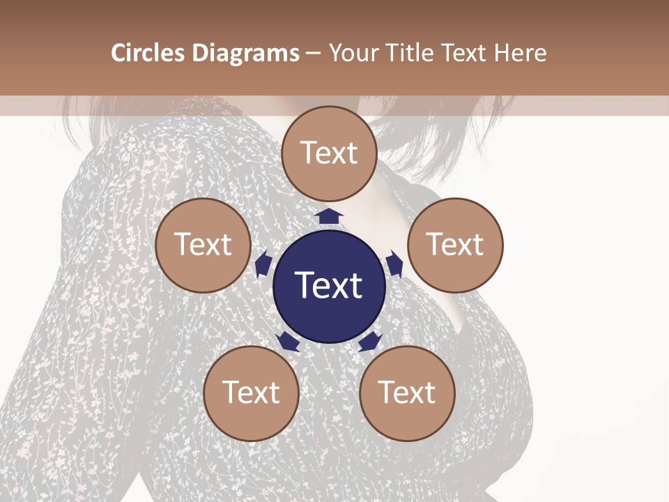 Female Stylish Face PowerPoint Template