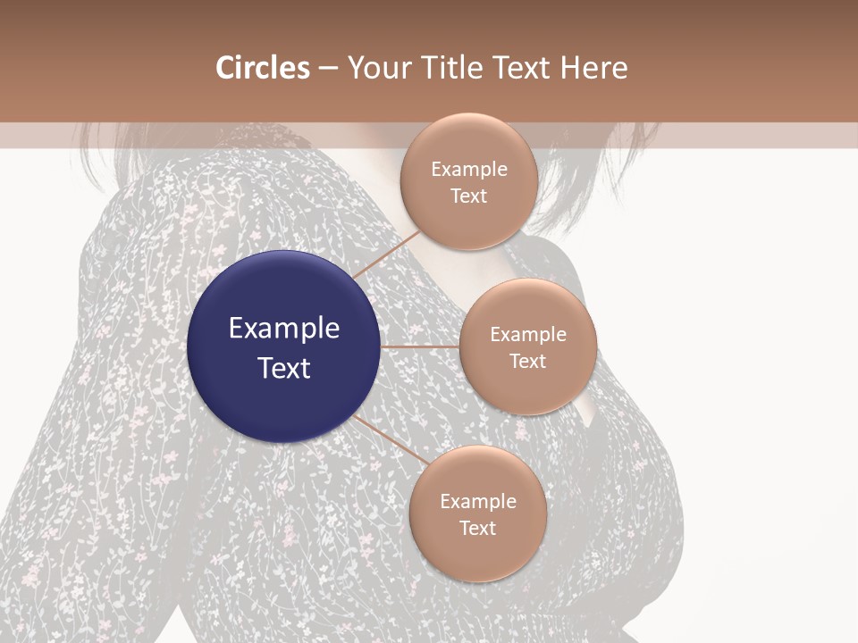 Female Stylish Face PowerPoint Template