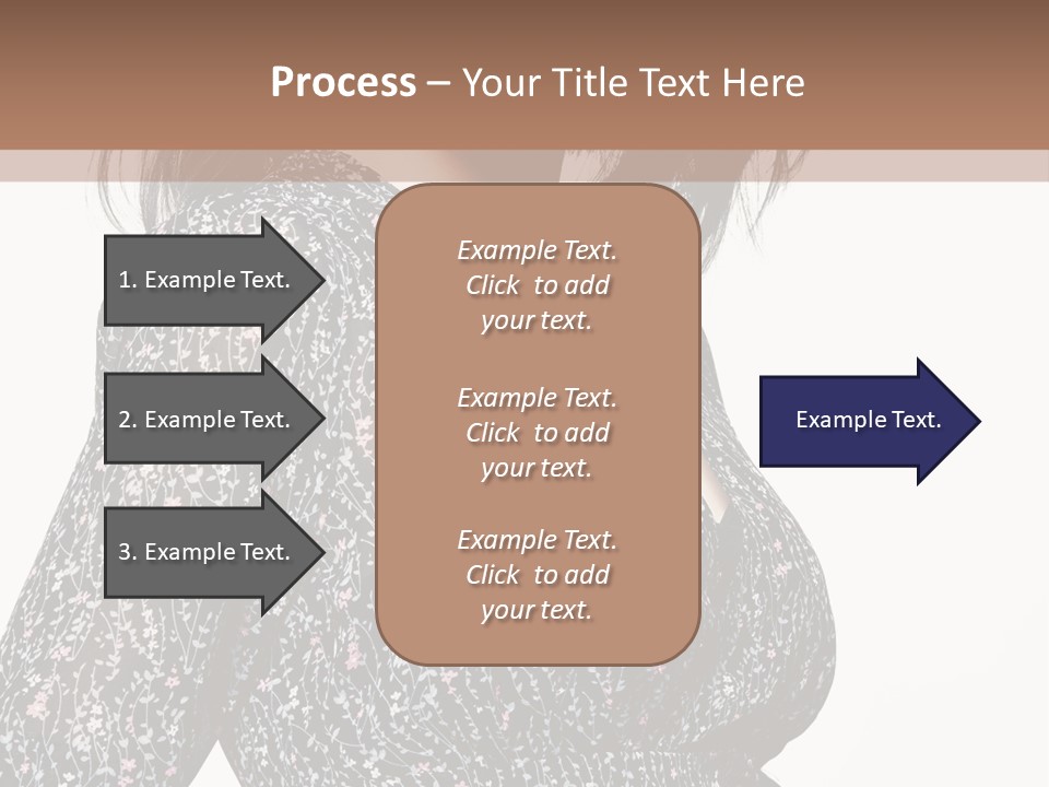 Female Stylish Face PowerPoint Template