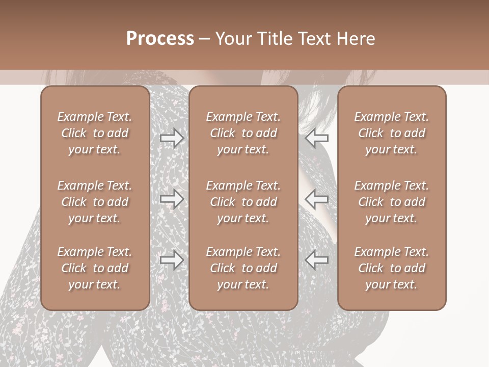 Female Stylish Face PowerPoint Template