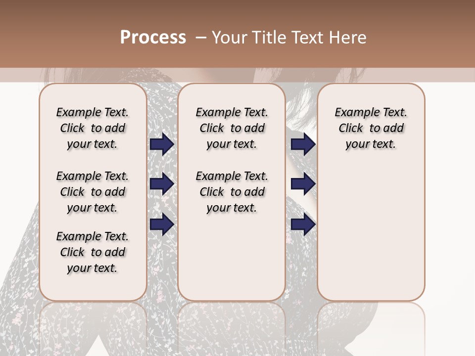 Female Stylish Face PowerPoint Template