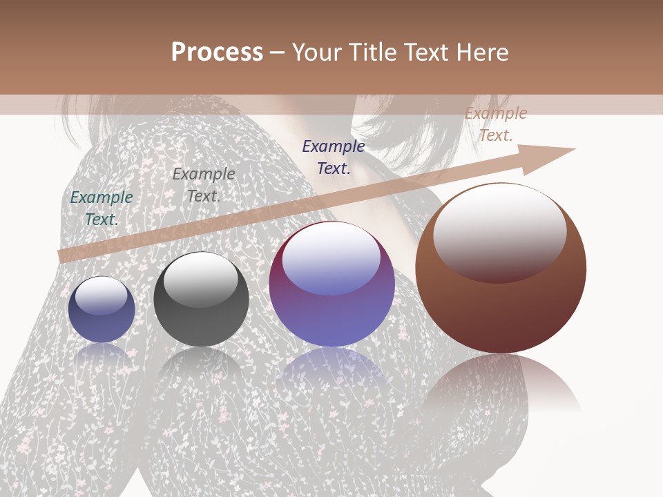 Female Stylish Face PowerPoint Template