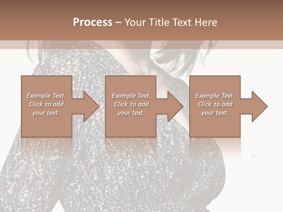 Female Stylish Face PowerPoint Template
