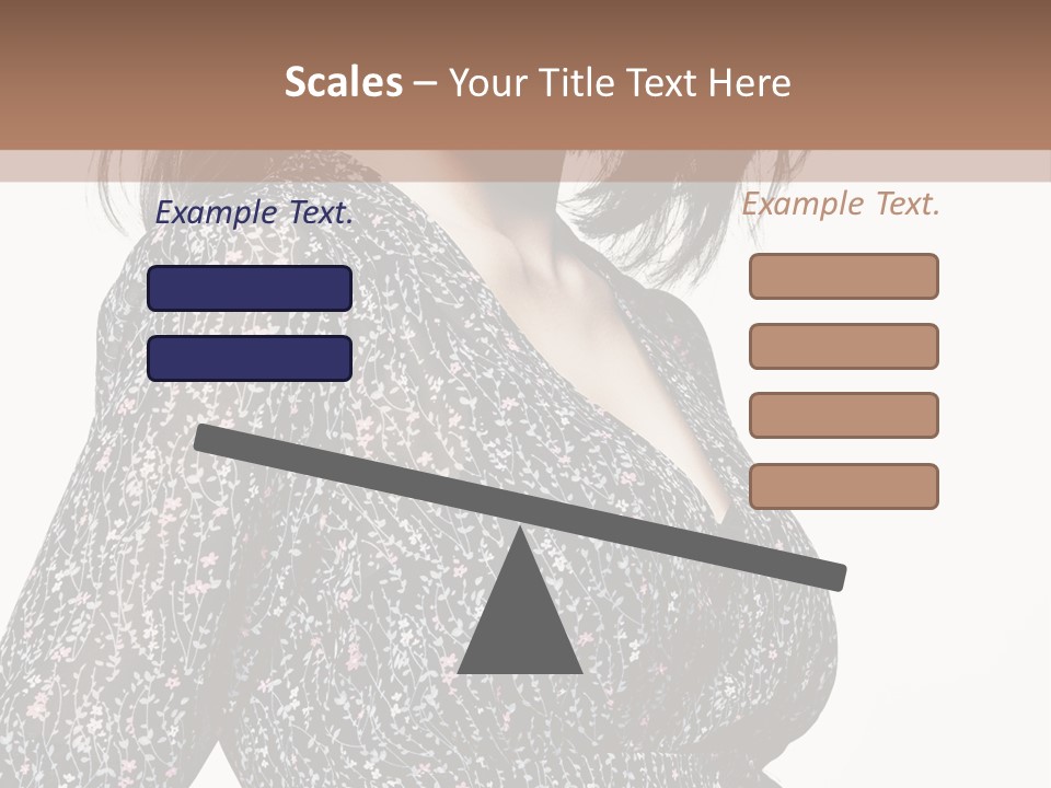 Female Stylish Face PowerPoint Template