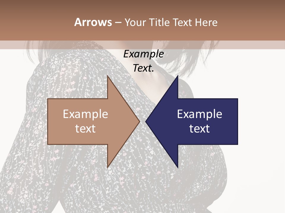 Female Stylish Face PowerPoint Template