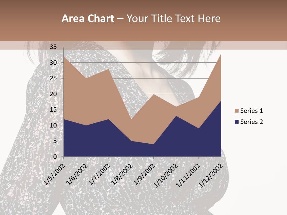 Female Stylish Face PowerPoint Template
